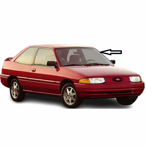 Windshield Front Glass Ford Escort 2 Door Utility 1980-1995