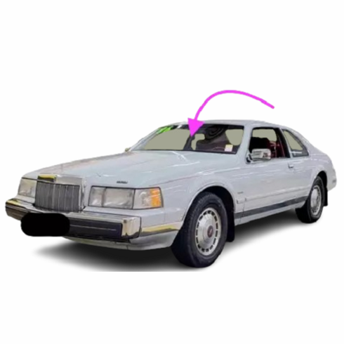 Windshield Front Glass Ford Thunderbird 2 Door Sedan 1983-1992