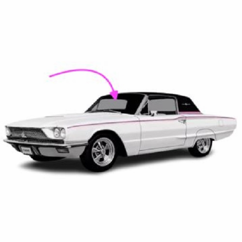 Windshield Front Glass Ford Thunderbird 2D Hardtop 1980-1982