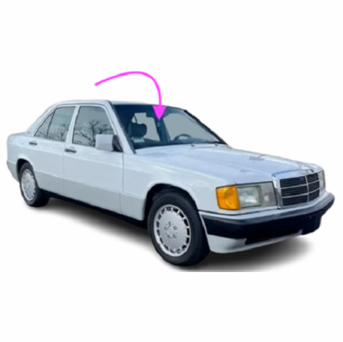 Windshield Front Glass Mercedes Benz 190D 4 Door Sedan 1984-1991