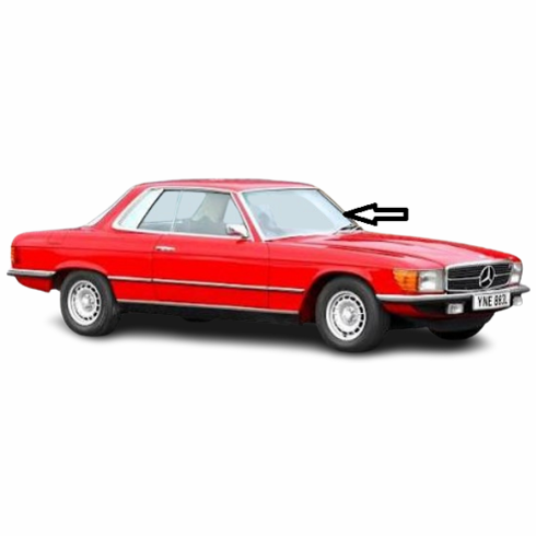 Windshield Front Glass Mercedes Benz SLC Class 2 Door Coupe 1972-1981