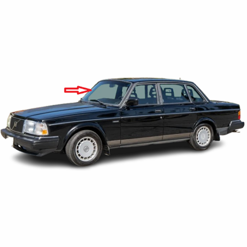 Windshield Front Glass Volvo 240 4 Door Sedan 1987-1990
