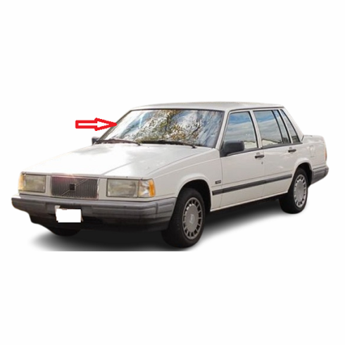 Windshield Front Glass Volvo 740 4 Door Sedan 1991-1992
