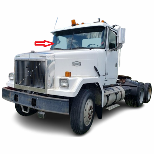 Windshield Front Glass Volvo Autocar AC Series Conventional Cab 1996-2001