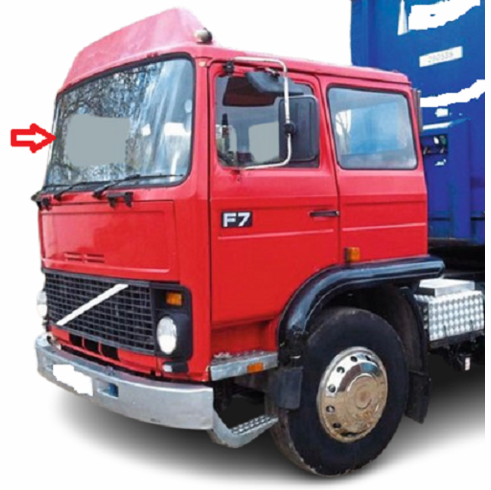 Windshield Front Glass Volvo FE7 Cabover 1980-1987