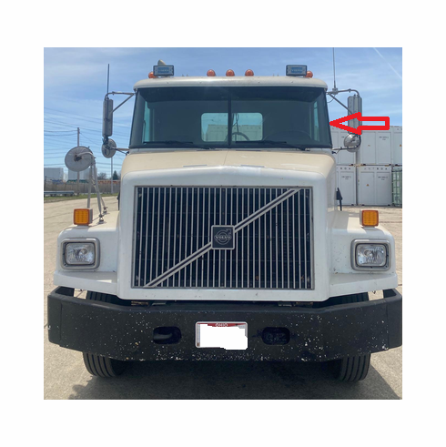 Windshield Front Glass Volvo WAH Autohauler Low Conventional Cab 1996-2001