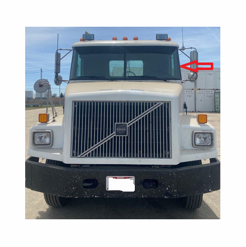 Windshield Front Glass Volvo WAH Autohauler Low Conventional Cab 1996-2001