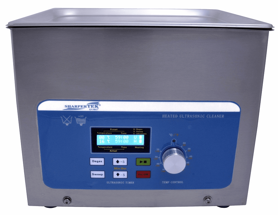 Heated Ultrasonic Cleaner XPS360-8L 11.75"9.5"4" (Tank LWDepth) with Sweep and Degas by STERATEK USA.
