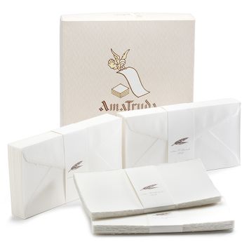Amalfi Long Flat Cards with Envelopes (100 ct) (4.25 x 8.25)
