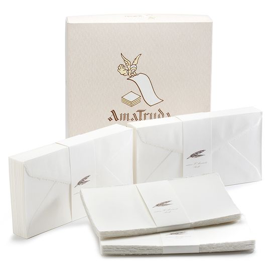 Amalfi Long Flat Cards with Envelopes (100 ct) (4.25 x 8.25)