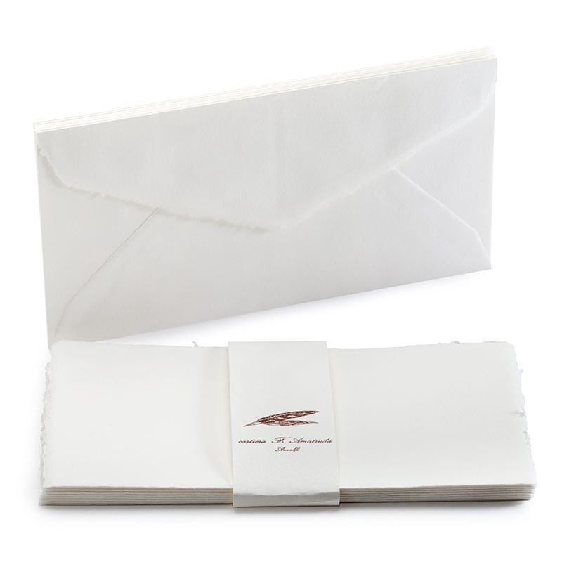 Amalfi Long Folded Note Cards with Envelopes (8 ct) (4.25 x 8)