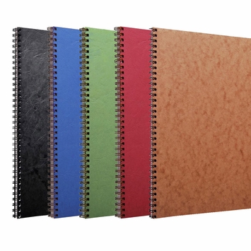 Clairefontaine Basics A4 Spiral Bound Notebook (8.25 x 11.75) Black