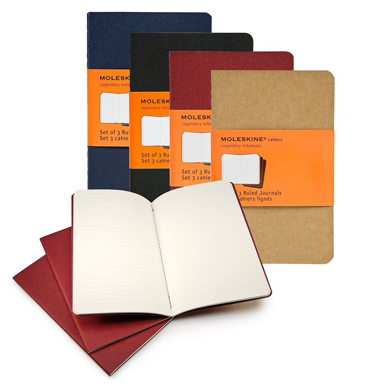 Moleskine Cahier EXTRA Large Notebook (7.5 x 10) (set of 3)