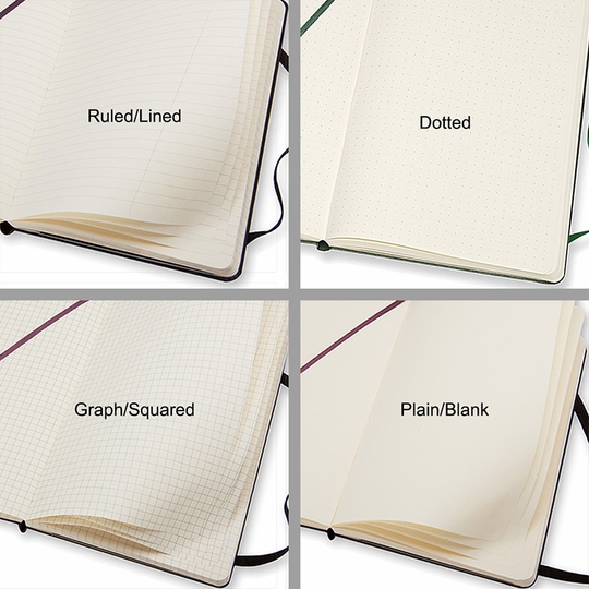 Moleskine Classic Large Hard Cover Notebook (5 x 8.25)