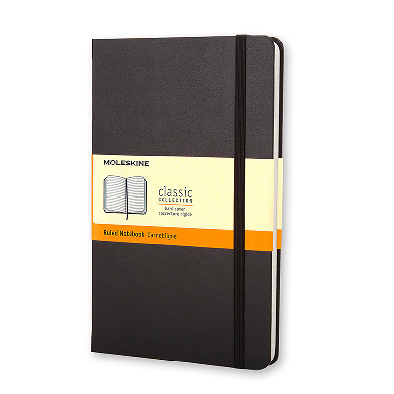 Moleskine Classic Pocket Hard Cover Notebook (3.5 x 5.5)