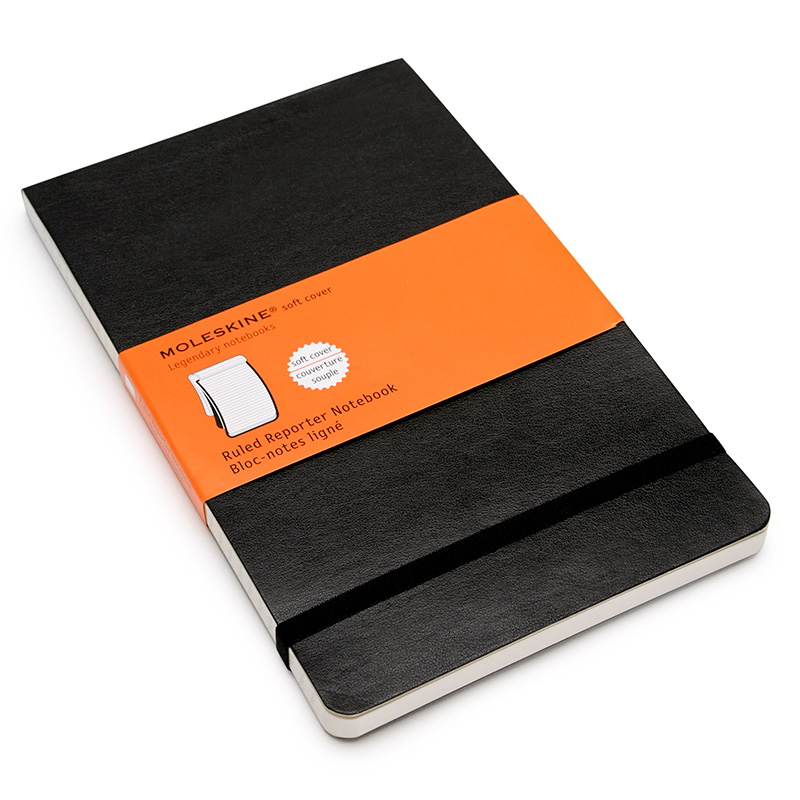 Moleskine Reporter Large Soft Cover Notebook (5 x 8.25)