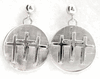 3 Cross Earrings