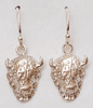 Buffalo Head Earrings