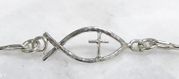 Icthus Cross Anklet
