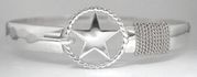Texas Star Bracelet  w/ Flat Star