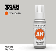 AK Interactive 11012 3Gen Acrylics AK11012 - Sky Grey - Standard 18 ml