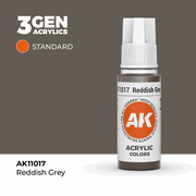 AK Interactive 11017 3Gen Acrylics AK11017 - Redish Grey - Standard 18 ml