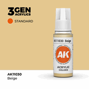 AK Interactive 11030 3Gen Acrylics AK11030 - Beige - Standard 18 ml