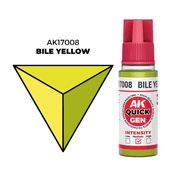AK Interactive 17008 Quick Gen Color AK17008 - Bile Yellow - Medium - 18 ml