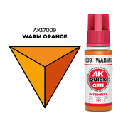 AK Interactive 17009 Quick Gen Color AK17009 - Warm Orange - Medium - 18 ml