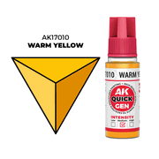 AK Interactive 17010 Quick Gen Color AK17010 - Warm Yellow - Medium - 18 ml