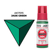AK Interactive 17015 Quick Gen Color AK17015 - Jade Green - Medium - 18 ml