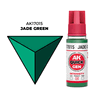 AK Interactive 17015 Quick Gen Color AK17015 - Jade Green - Medium - 18 ml