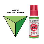 AK Interactive 17016 Quick Gen Color AK17016 - Spectral Green - Low - 18 ml