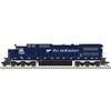 Atlas 10004184 Master Series Silver HO Scale DASH 8-40C Locomotive (Sound Ready) - Pan Am 7523 (Dark Blue/Black) FRONT DITCH LIGHTS Atlas 10004184 Master Series Silver HO Scale DASH 8-40C Locomotive (Sound Ready) - Pan Am 7523 (Dark Blue/Black) FRONT DITCH LIGHTS