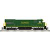 Atlas 10004930 Master Series Gold HO Scale U23B Diesel Locomotive (Sound-Equipped) - Reading Blue Mountain & Northern with ditch lights Road # 2392 (Green/Yellow/Black) Atlas 10004930 Master Series Gold HO Scale U23B Diesel Locomotive (Sound-Equipped) - Reading Blue Mountain & Northern with ditch lights Road # 2392 (Green/Yellow/Black)