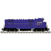 Atlas 10004951 Master Series Silver HO Scale CF-7 Diesel Locomotive - Blue Mountain and Reading Road # 600 (Blue/Yellow)