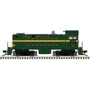 Atlas 10005015 Master Series Silver HO Scale S-4 Diesel Locomotive - Green Mountain # 305 (Green/Yellow)