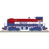 Atlas 10005016 Master Series Silver HO Scale S-4 Diesel Locomotive - Monongahela Connecting RR "Bicentennial" # 136 (Red/White/Blue) (Bicentennial)