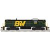 Atlas 10005090 Classic Series Silver HO Scale RS-3 Diesel Locomotive - Black River & Western # 1554 (Green/Yellow/Black)