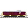Atlas 10005091 Classic Series Silver HO Scale RS-3 Diesel Locomotive - Ohio Central # 1077 (Maroon/Yellow/Gray))