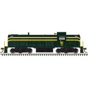 Atlas 10005095 Classic Series Silver HO Scale RSD-4/5 Diesel Locomotive - Jersey Central # 1605 (Green/Yellow)