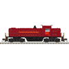 Atlas 10005124 Master Series Silver (Sound Ready) HO Scale RS-1 Locomotive - Maryland & Delaware Road # 20 (Red/Yellow)