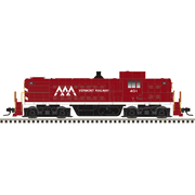 Atlas 10005131 Master Series Silver (Sound Ready) HO Scale RS-1 Locomotive - Vermont Railway Road # 404 (Red/White)