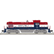 Atlas 10005132 Master Series Silver (Sound Ready) HO Scale RS-1 Locomotive - Genesee & Wyoming Bicentennial Road # 1976 (Red/White/Blue)