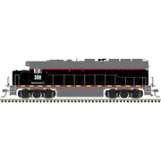 Atlas 10005173 Master Series Silver (Sound Ready) HO Scale GP40 Locomotive - Wheeling and Lake Erie Road # 300 (Black/Gray/Yellow)