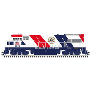 Atlas 10005232 Master Series Silver U36 Locomotive (Silver Sound Ready�) - Seaboard Coast Line Bicentennial # 1776 (Red/White/Blue)