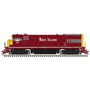 Atlas 10005244 Master Series Gold U33 Locomotive (ESU LokSound Equipped) - Rock Island # 299 (Maroon/Yellow)