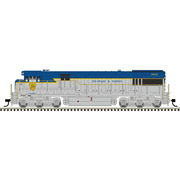 Atlas 10005263 Master Series Silver U30C Locomotive (Silver Sound Ready�) - Delaware & Hudson (As Delivered) # 706 (Blue/Gray/Yellow)
