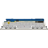 Atlas 10005263 Master Series Silver U30C Locomotive (Silver Sound Ready�) - Delaware & Hudson (As Delivered) # 706 (Blue/Gray/Yellow)