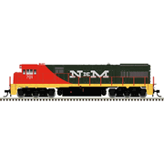 Atlas 10005264 Master Series Silver U30C Locomotive (Silver Sound Ready�) - NdeM # 701 (Red/Green)